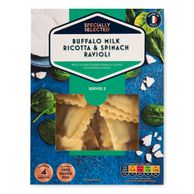 Buffalo Milk Ricotta & Spinach Ravioli 250g Specially Selected